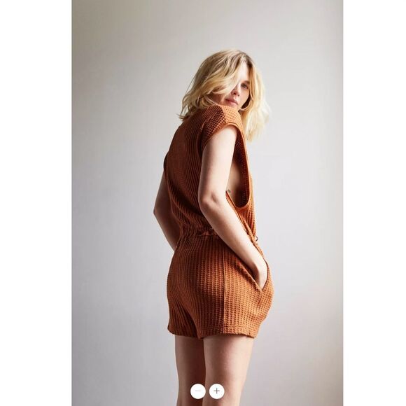 Out From Under Ty Waffle Romper - Picture 3 of 4